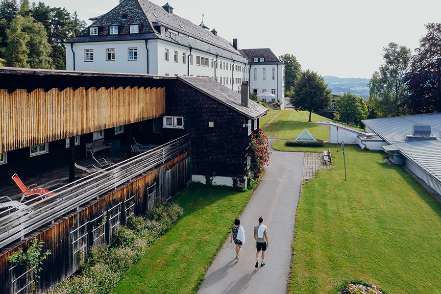 Luftbildansicht der Klinik Lindenberg-Ried Luftbildansicht der Klinik Lindenberg-Ried